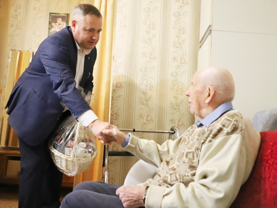 Ветеран ВОВ из Шатуры отметил свое 99-летие