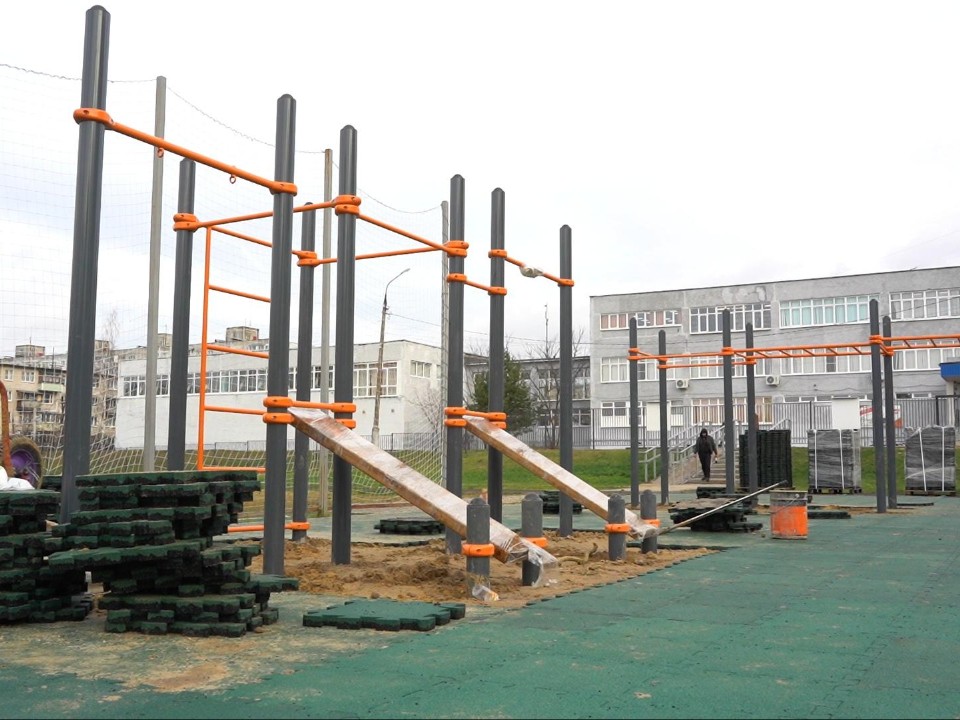 В Егорьевске сдавать нормы ГТО можно будет на новой воркаут-площадке в первой школе