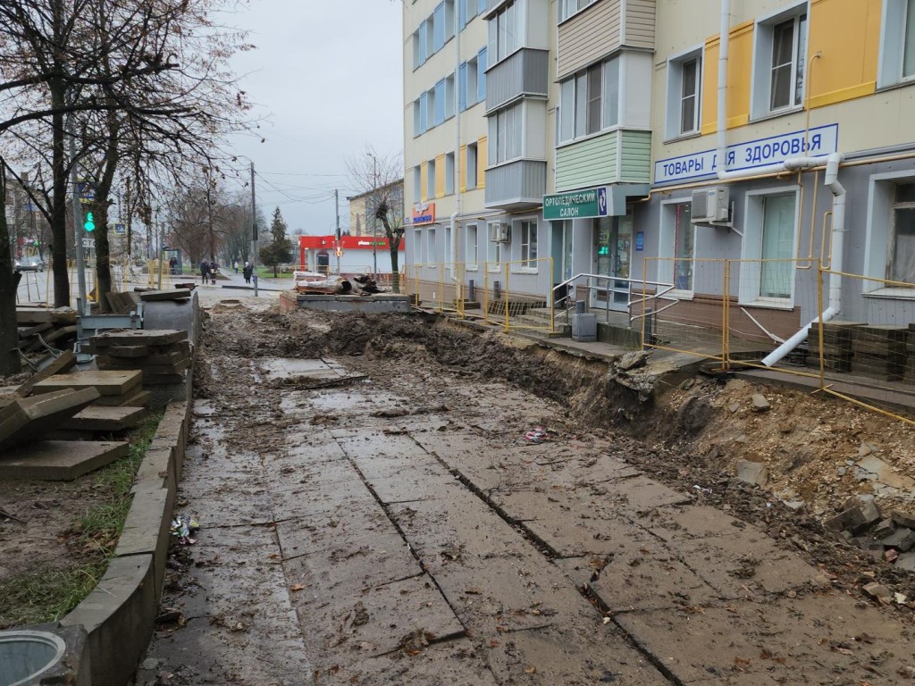 Комфорт восстановят во дворах на Садовой после ремонта теплотрассы