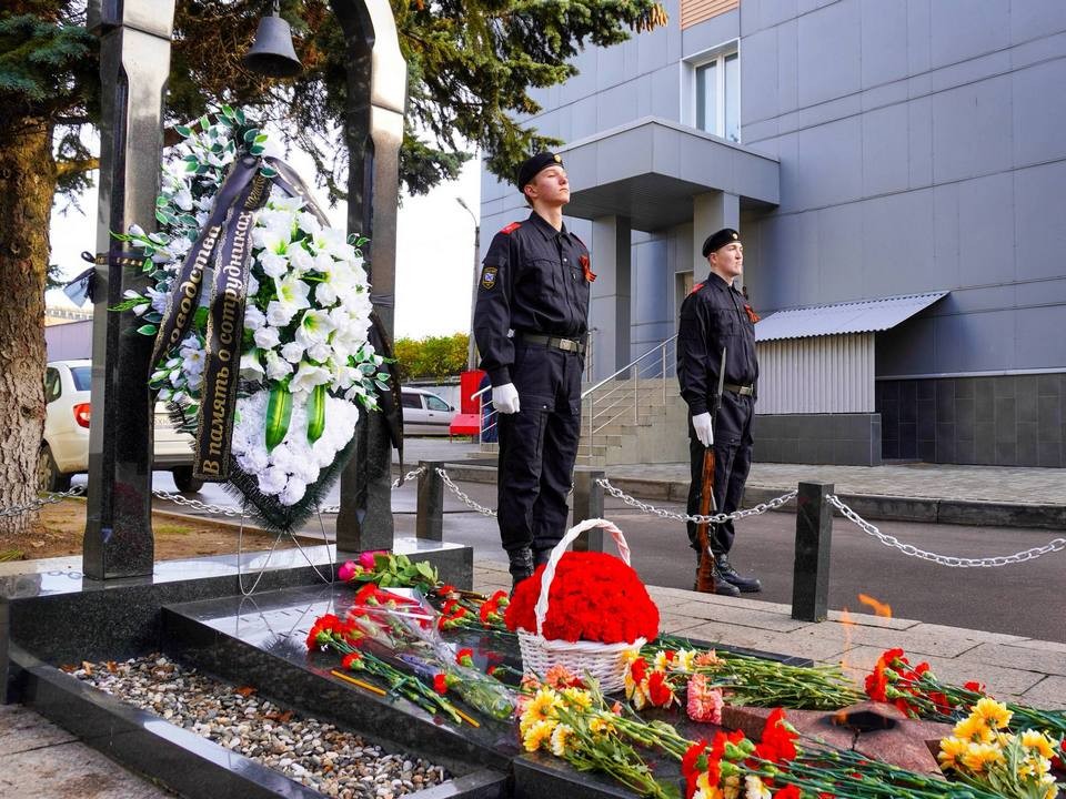 Память героев-полицейских, погибших на службе, почтили в Домодедово