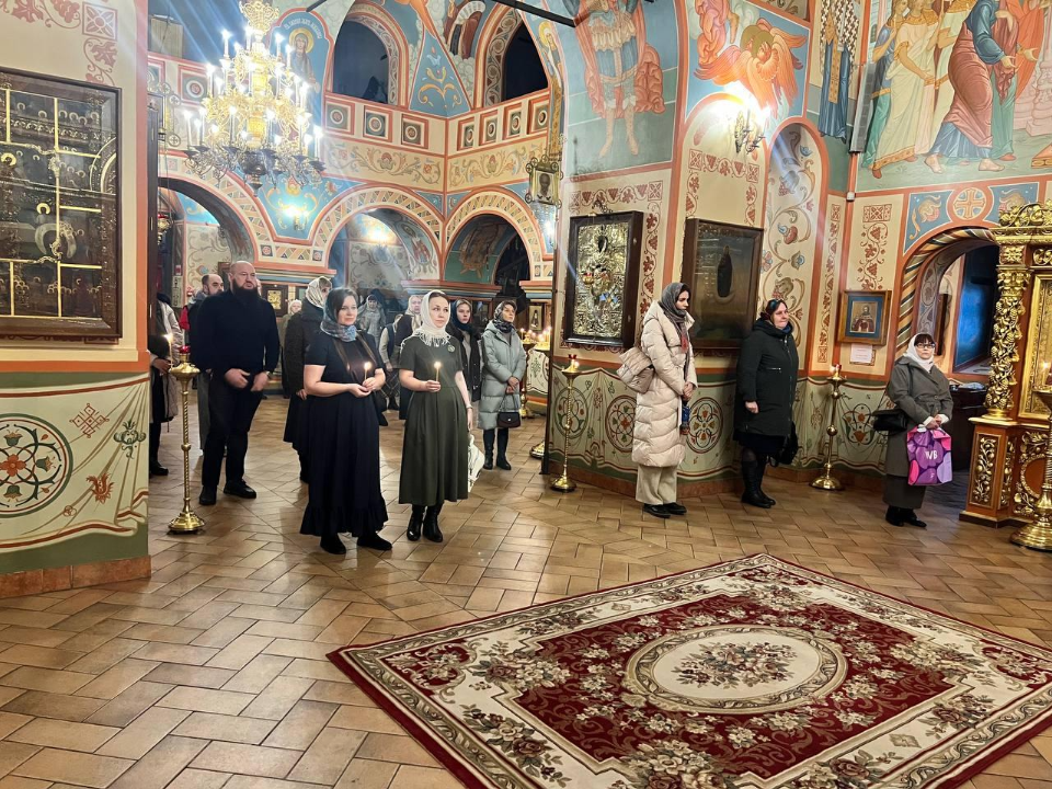 Семьи участников спецоперации из Люберец помолились о защитниках Родины