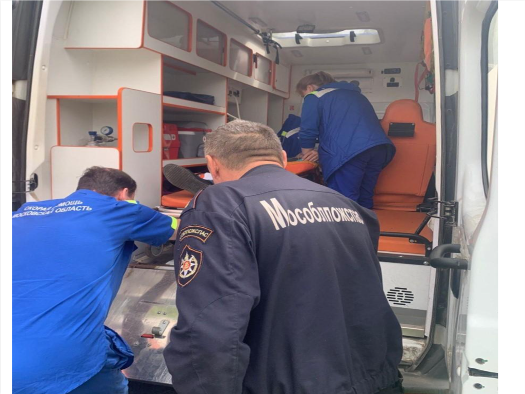 Спасатели помогли медикам госпитализировать пожилую жительницу Можайского округа