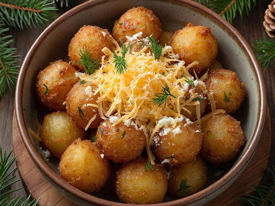 Картофельные пампушки «Золотые шарики» — ароматная выпечка к супу и борщу без лишних хлопот