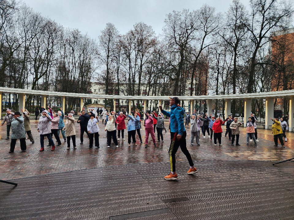 Танцем народов России открыли праздник в честь Дня народного единства в парке имени Талалихина в Подольске