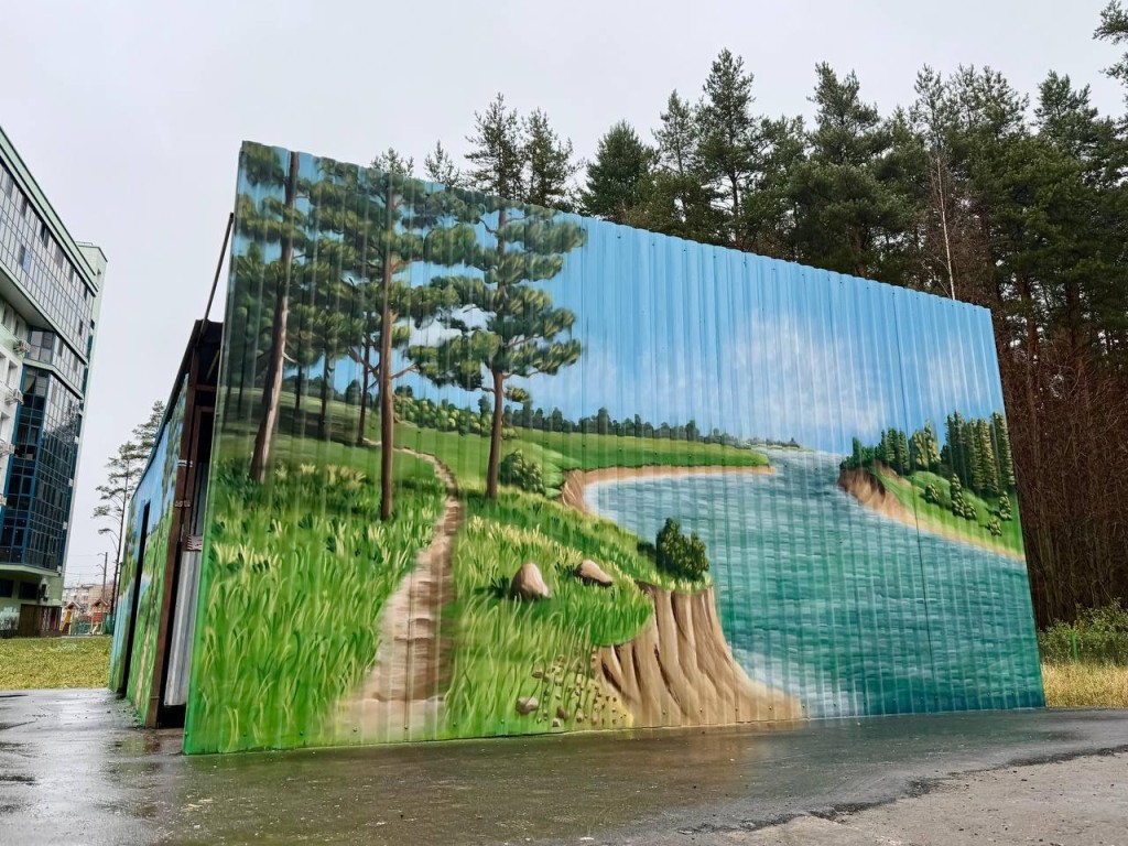 Мусорная площадка в Апрелевке превратилась в фотозону