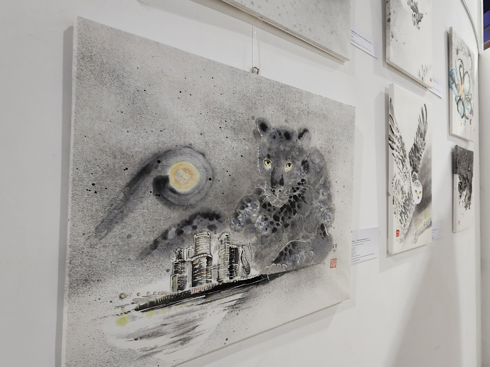 Уникальные работы в японском стиле суми-э можно увидеть до 26 ноября в «Артишоке»