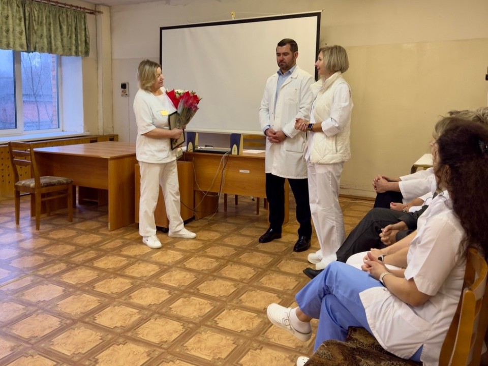 Ветерана рузского здравоохранения проводили на заслуженный отдых