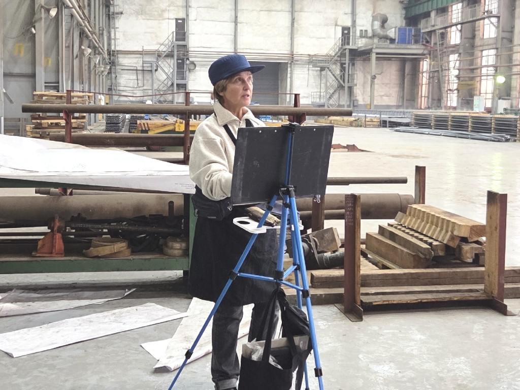 Металл и искусство: Каширский завод открыл цеха для пленэристов