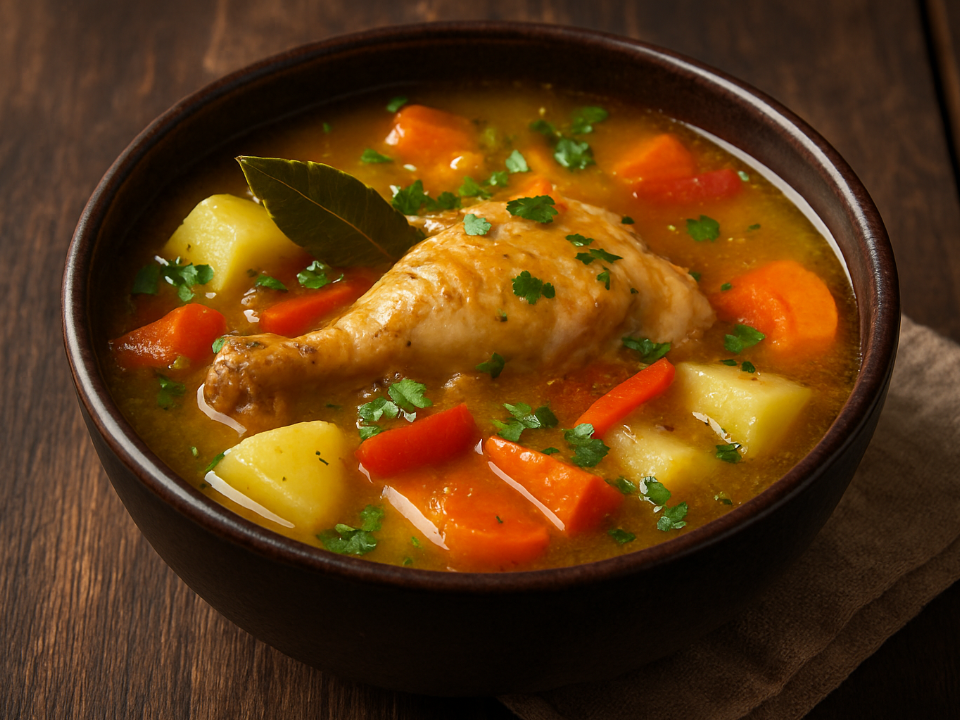 Чтобы муж сказал «ну вот это суп!»: шурпа с курицей — какой шаг делает бульон особенно наваристым