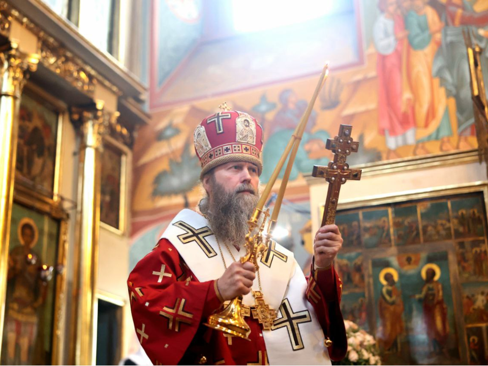 В День памяти святого Димитрия Солунского в храме прошла торжественная служба