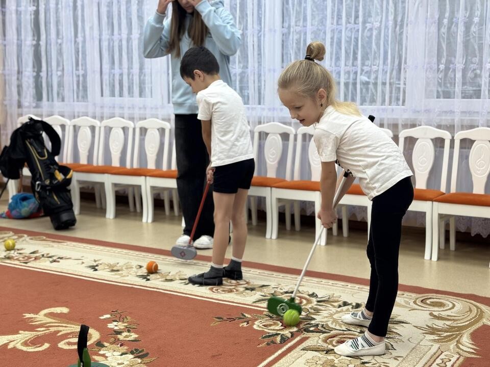 Секреты подготовки чемпионов по гольфу раскрыли спортсменам Шаховской