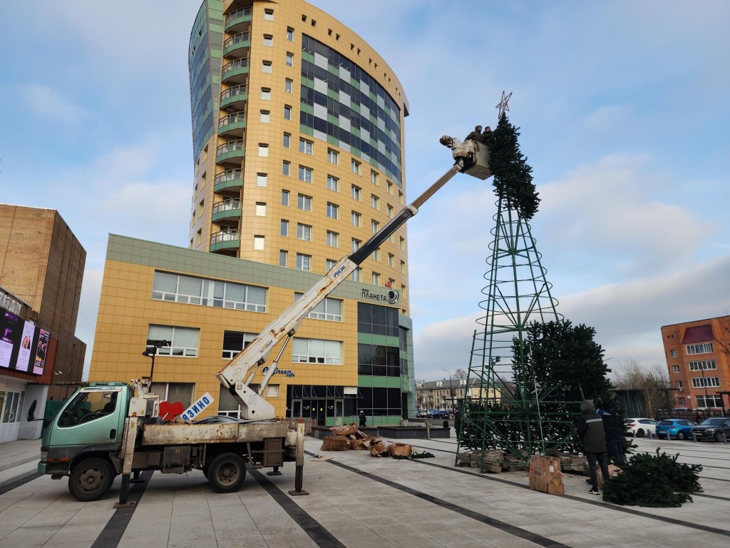 Стало известно, как украсят главную новогоднюю елку Фрязина