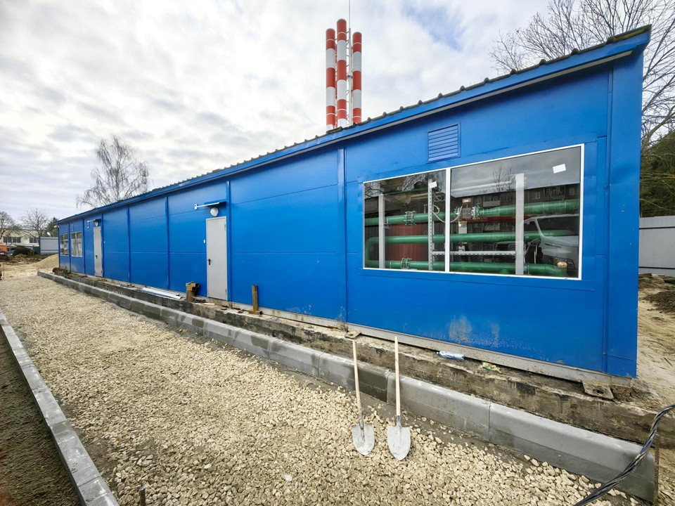 Новую блочно-модульную котельную подключили к электроснабжению во Фрянове