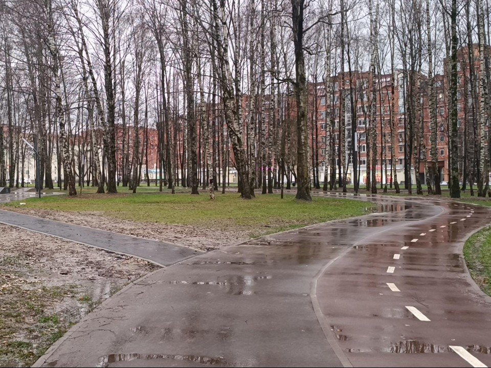 В лобненском парке «Река времени» завершили подготовку дорожек к асфальтированию