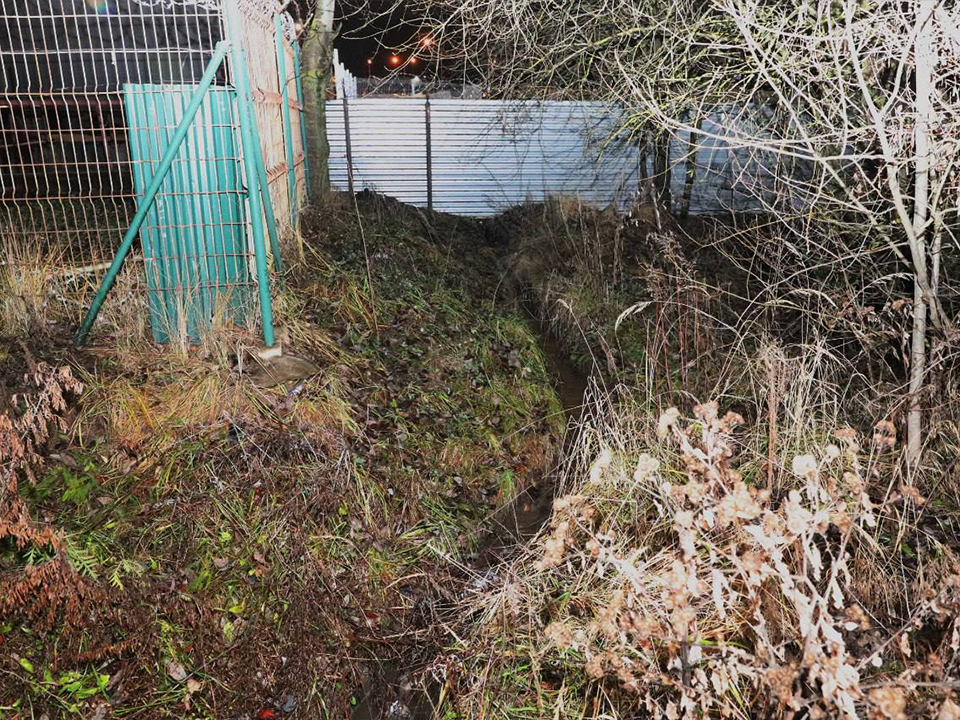 Экологи выясняют происхождение пенной жидкости, найденной вдоль дороги в Хлебниково