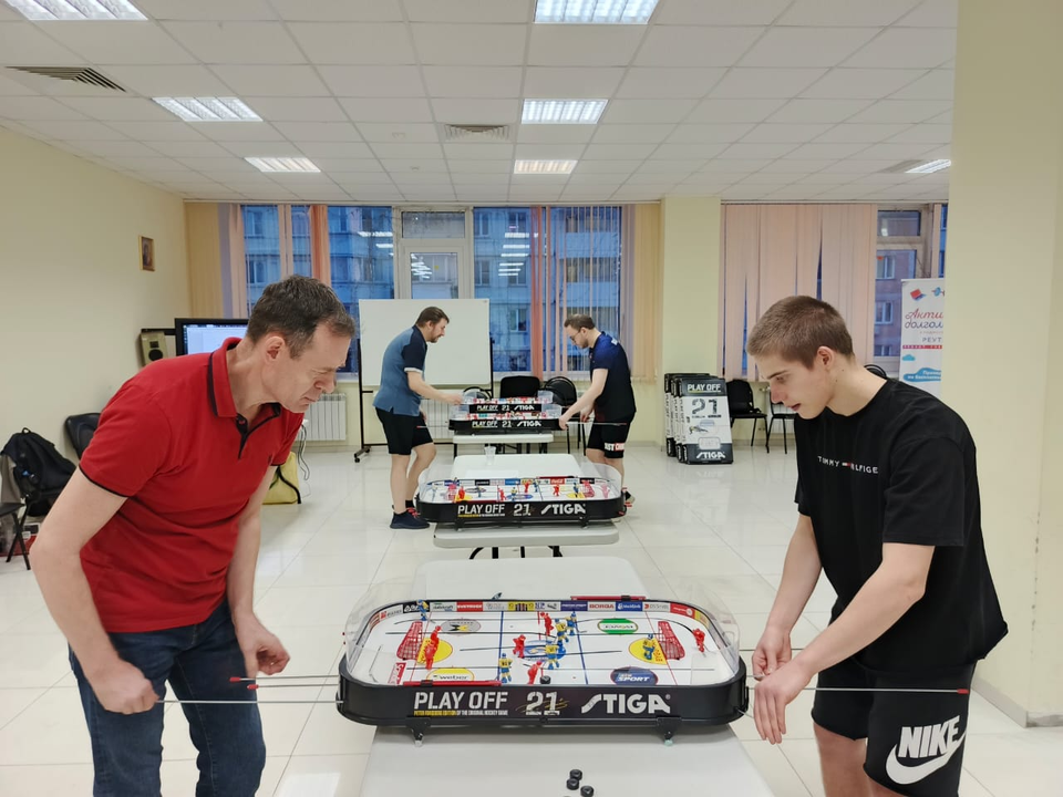 В Реутове определили победителей этапа чемпионата Москвы и области по настольному хоккею
