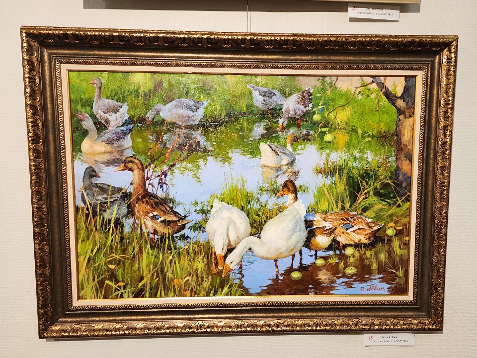 В Жуковском открылась выставка картин в стиле русского реализма