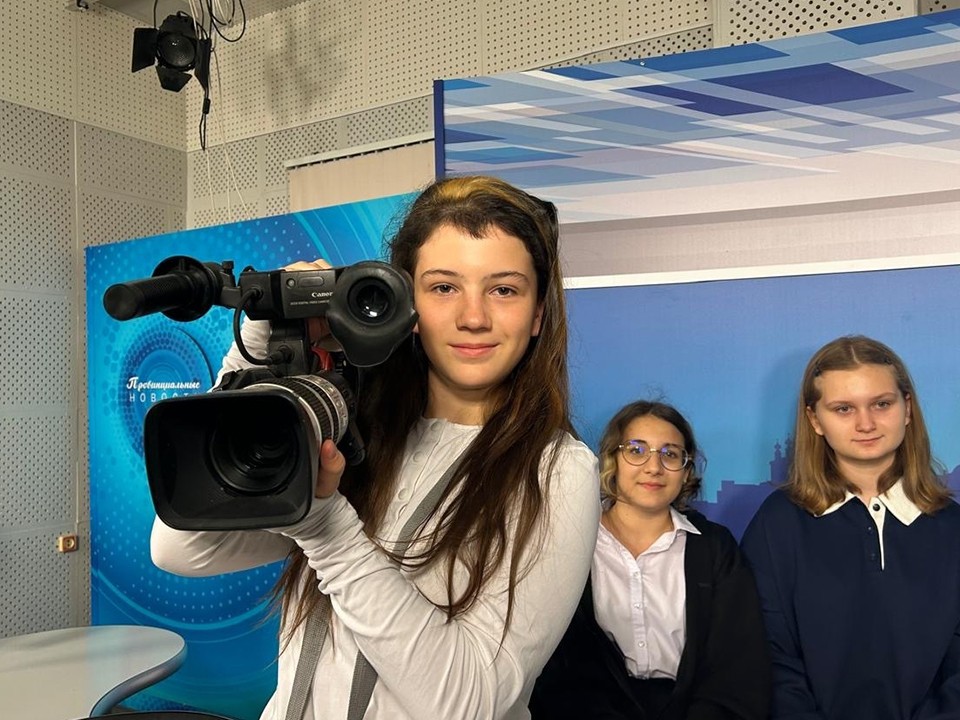 Ступинские школьники провели день в «шкуре» телевизионщиков