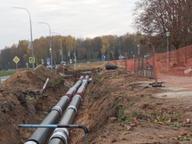 Рвы после ремонта теплосетей на Солнечной и Береговой засыпят до конца года