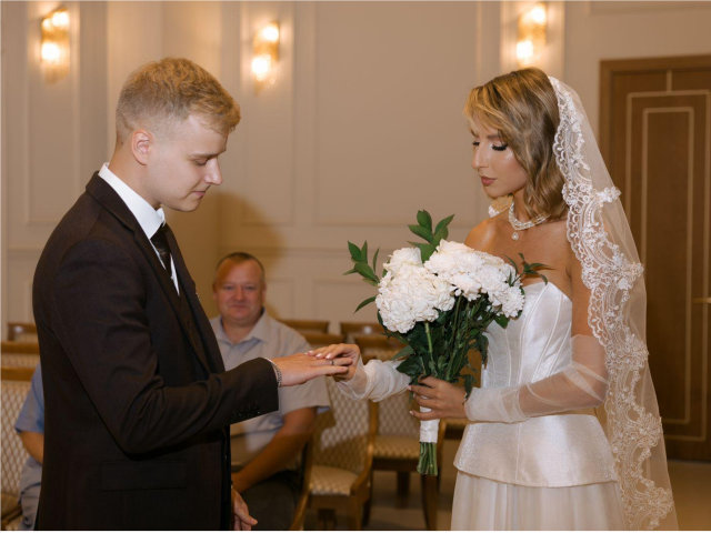 От снежного плена к свадебному маршу: история молодоженов Яны и Максима из Красногорска