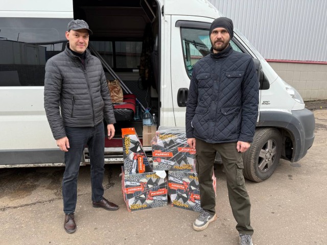 Каширяне передали в зону СВО технику для обустройства и преодоления преград