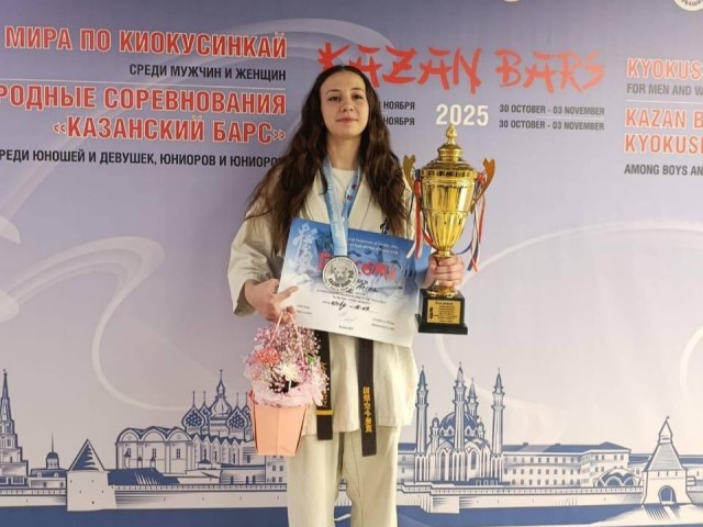 Серебряный успех Подмосковья: каратистка из Истры вошла в число лучших на мировом первенстве