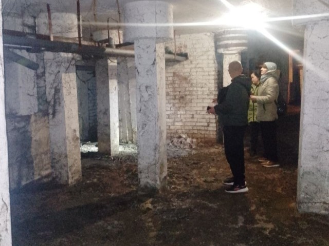 В Давыдове устранили протечку канализационной системы