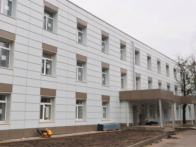 Монтаж систем водоснабжения ведут в Волоколамской больнице