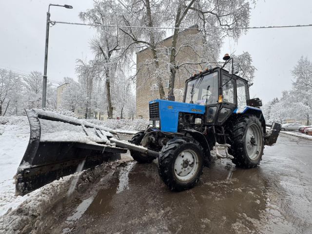 В Пересвете коммунальщики оперативно справились с последствиями снегопада