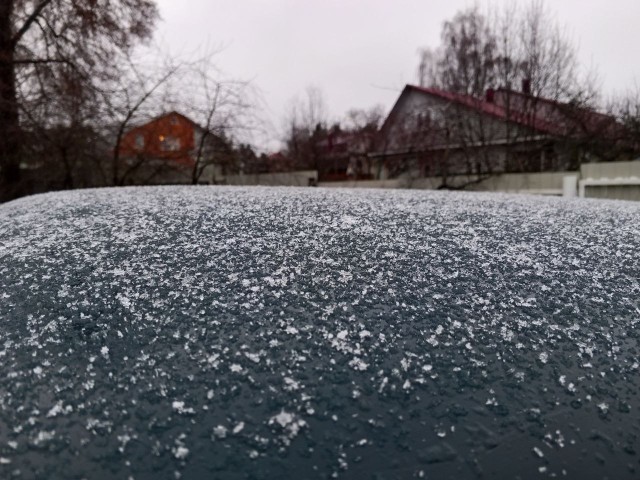 Первый осенний снегопад завершится в Егорьевске к 15:00