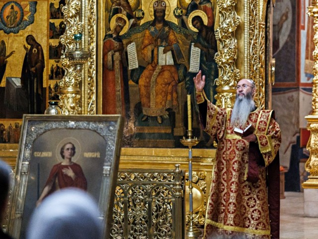 Святой воин и чудесная икона: как в Лавре почтили великомученика Димитрия