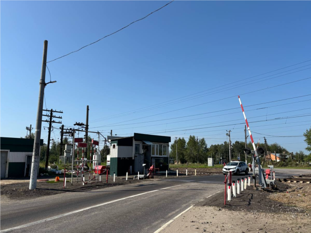 Железнодорожный переезд в поселке Пески закроют на ремонт