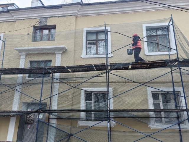 Дубна преобразилась: дома на ул. Ленина надели надежные «шляпы»