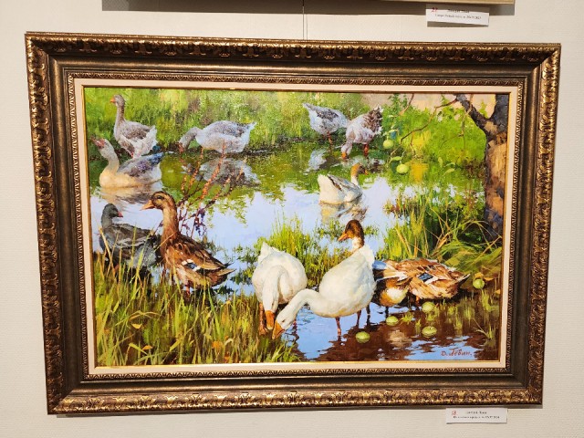 В Жуковском открылась выставка картин в стиле русского реализма