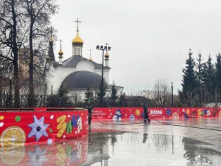 В парке Талалихина залили каток площадью 1, 5 тыс. кв. м