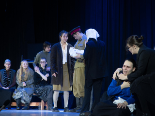 Спектакль «Эшелон» в Люберцах: студенты театрального института Кобзона рассказали о судьбах женщин в войну