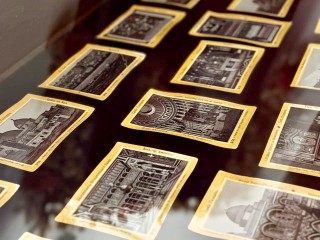 В Серпухове можно увидеть памятные карточки паломников, побывавших на Святой земле