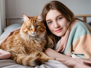 Так делать не надо: ветеринар раскрыл опасность совместного сна с кошкой