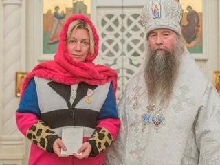 Мария Захарова посетила освящение храма Георгия Победоносца в Солнечногорске