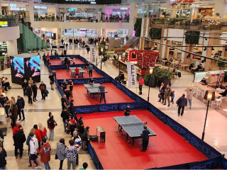 Мастер-классы и любительские турниры в МЕГЕ Химки: фестиваль настольного тенниса собрал тысячи гостей