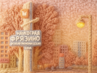 Нейросеть «вышила» городские пейзажи Фрязина шерстью