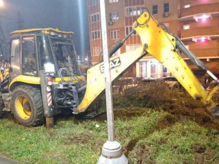 Дератизация с привлечением тяжелой техники: в Одинцове по просьбе жителей уничтожили крысиные норы