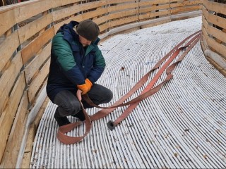 Скоро открытие: в парке «Пехорка» Балашихи заливают каток