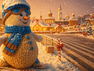 Нейросеть превратила Волоколамск в пряничный городок