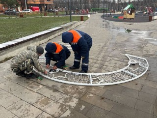 Улицы и фасады в Пушкинском округе засияют новогодними огнями к 1 декабря