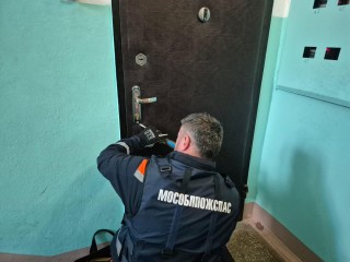 Спасатели помогли жительнице Лобни попасть в запертую квартиру к ребенку