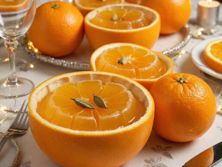 Когда дети ждут новогодний десерт: апельсиновое желе в корзинках — как сделать красиво и быстро