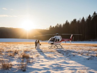 Брак на небесах: в Одинцовском округе открылась свадебная площадка на вертодроме