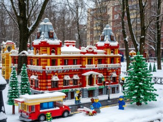 Вместо вязаных городов: ИИ «построил» Одинцово из конструктора