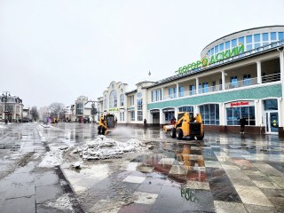 Лицо города привели в порядок в Ногинске после снежного «макияжа»